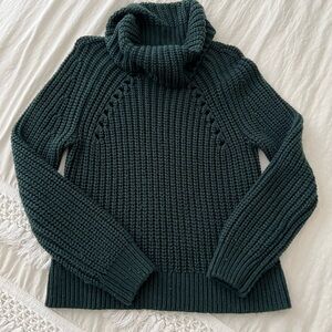 PacSun Forest Green Cowl Neck Sweater